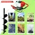 Gramstrong 52-cc 2-stroke Earth Auger / Post hole digger Engine with 203.2 mm (8 inch) Drill Bit | Free Accessories