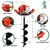 Gramstrong 52-cc 2-stroke Earth Auger / Post hole digger Engine with 203.2 mm (8 inch) Drill Bit | Free Accessories