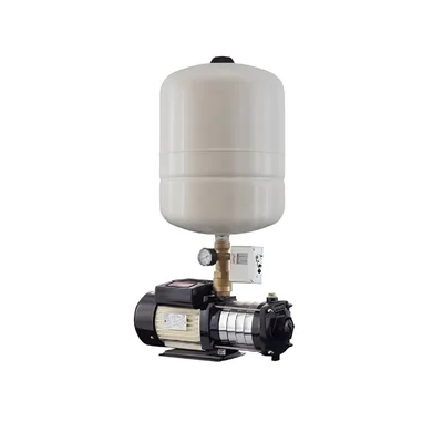 Vanora 1 HP Single Phase Pressure Booster Pump With 24 Liter Tank For 4 Bathrooms - 1 Year Warranty