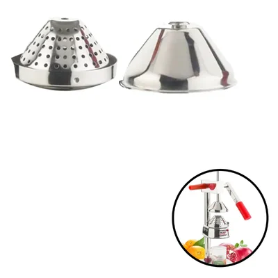 MICROACTIVE® Combo set of Strainer & Cup for Hand Press Juicer Machine