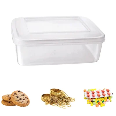 High Quality Plastic Container 37.8X30.7X19.7 cm, Pack of 12