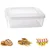 High Quality Plastic Container 37.8X30.7X19.7 cm, Pack of 12