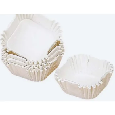 5000 Pcs, 35x35mm Printed Square Paper Cup for Holiday/Outing/Parties/Events