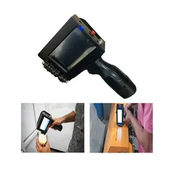 12.7mm Plastic Body Logo and Barcode Printing Machine with Water Based Cartridge