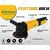 Prithvi Premium 100 mm 1050 W Angle Grinder, 11000 RPM (PPR-101)