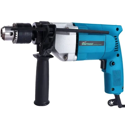 Prithvi 13 mm Half Metal Body 750 W Impact Drill, 1800 RPM (P102)