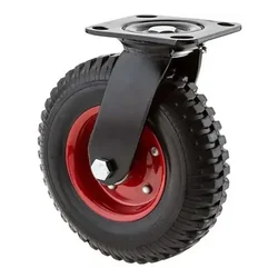 PROBECHO 8-Inch Solid Rubber Wheel – Heavy-Duty Replacement Wheel with Double Bearings