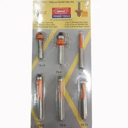 Heavy Duty Professional 6 Pcs Router Bit Set
