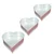 High Capacity Aluminum (Pack of 3) 8, 9 and 10 Inch Heart Shape Cake Mould With 900 gm, 1 kg and 1.1 kg Capacity