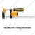 INGCO Hand Tools Combo of 300 mm F Clamp, and 140 mm Wood Chisel Set