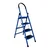 ProHome 4 Step Vetro Foldable Steel Ladder, 150kg Capacity with Anti Slip Shoe Steel Ladder (With Platform) - 5 Years Warranty