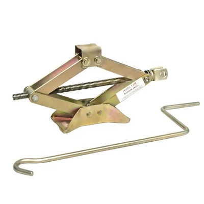 AUTO LIFT 1 Ton Scissor Jack - Adjustable Height 10.2 cm to 30.5 cm, Perfect for Three-Wheelers and Compact Vehicles