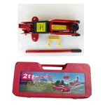 Leo 2 Ton Hydraulic Trolley Jack with Storage Box-Adjustable Height 135mm to 320mm,Ideal for Vehicles Up to 2 Tons