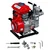 Heavy Duty 4 -stroke 98-cc 1.5 inch Petrol Operated Water Pump with Accessories for Irrigation Purposes