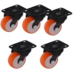 U Star (U-30) Plate Type Castor Wheel With 100 KG Load Capacity (Pack of 5)