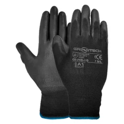 Gravitech Pair of 1 PU Palm Coated Cut Level Safety Hand Gloves Silicon Free, GI-HS-10