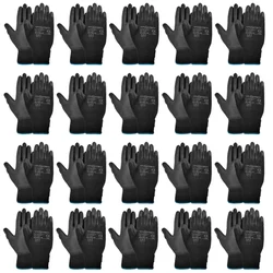 Gravitech Pair of 20 PU Palm Coated Cut Level Safety Hand Gloves Silicon Free, GI-HS-10