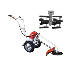 Greenleaf 1.95HP, 2 Stroke Wheel Brush Cutter with Tiller Attachment (52cc)