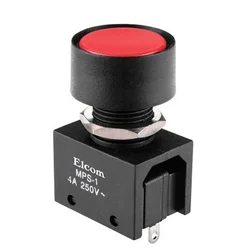 3 Pcs Push Button Elcom MPS1 RED for Liquid Filling Machine