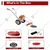 Heavy Duty Trolley Type Grass Cutter with Powerful 2 Stroke 52CC Engine For Grass & Weed Cutting