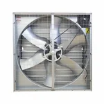54 Inch Push Pull Ventilation Fan For Poultry Farms With CMF 21000 & 1.5 HP Motor Three Phase 