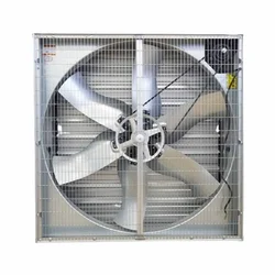 54 Inch Push Pull Ventilation Fan For Poultry Farms With CMF 21000 & 1.5 HP Motor Three Phase 