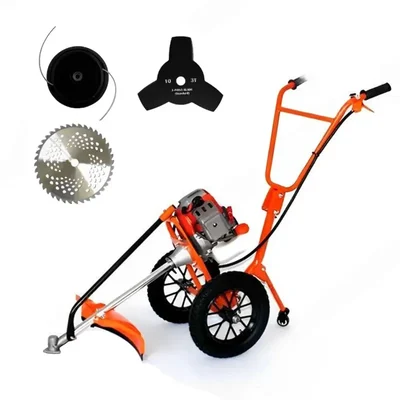Greenleaf 3HP 63CC 2 Stroke Push Type Brush Cutter Machine with Accessories