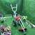 Heavy Duty Petrol Grass Cutter with 2 Stroke 52CC Engine with Round Tiller Attachment