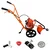 GRAMSTRONG Trolley Type Premium Grass Cutter, 2 Stroke 52CC With Flat Tiller Attachment