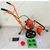 GRAMSTRONG Trolley Type Premium Grass Cutter, 2 Stroke 52CC With Round Tiller Attachment