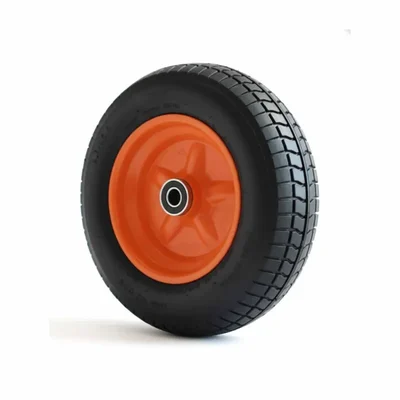 Heavy Duty 200 x 63 MM / 8 x 2.48  Inch 80 Kg Load Capacity PU Double Bearing Wheel