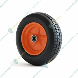 Heavy Duty 200 x 63 MM / 8 x 2.48  Inch 80 Kg Load Capacity PU Double Bearing Wheel