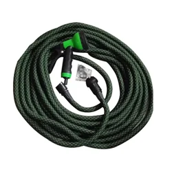 0.5 Inch  PVC Garden Hose Pipe with 7 Pattern Sprayer Gun, Lightweight & Durable For Watering Garden(Size-15m)