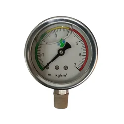 SUJAY 2.5 Inch Glycerin Filled PVC Pressure Gauge 