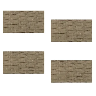 (Grass 5) 45 X 30 cm Polyvinyl Chloride (PVC) Rectangular Table Mat for Restaurants Purposes, Hotels & Fine Dining(Pack-4 Pcs)