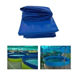 1250 GSM 3 mtr 9000 L Round Tarpaulin Sheet for Aquaculture Biofloc Fish Tank Farming, Polyvinyl Chloride (PVC)