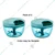 Manual Plastic Body 3 Stainless Steel Blade Vegetable Chopper Machine for Domestic Usage (Pack of 2)