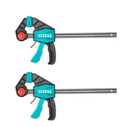 Total 6 Inch Quick Bar Clamp 63x150MM (THT1340601) Pack of  2