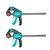 Total 6 Inch Quick Bar Clamp 63x150MM (THT1340601) Pack of  2