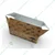 900 Pcs, Printed Kraft Paper Quick Pack Snack Box for Snacks, Burgers, Fries