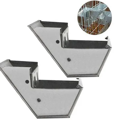 2 pcs Rabbit Feeder Boxes for Easy Accessibility of Food