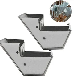 2 pcs Rabbit Feeder Boxes for Easy Accessibility of Food