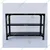 Alija 24 x 29 x 12 Inch 3 Shelves Multipurpose Storage Rack(Gauge-24 Gauge Shelves & 18 Gauge Angle,Color-Black)