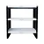 Alija 24 x 23 x 12 Inch 3 Solid Metal Rack For Multipurpose Uses