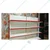 Ironic 5 feet x 3 feet 4 Shelves Slotted Channel Display Rack/Wall Rack For Multipurpose Uses (Set Of 2)