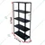 ALIJA 72 x 33 x 12 Inch 5 Shelves Multipurpose Storage Rack With Accessories (22 Gauge Shelves)