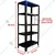 Menage 48 x 23 x 12 Inch 5 Shelves Multipurpose Storage Rack With Accessories(Color-Ivory)