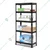 Keepwell 63 x 32 x 16 Inch 5 Wooden Adjustable Shelves Laminated Boltless Rack 