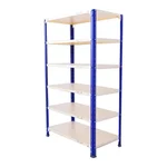 Alija 87 x 35 x 24 Inch 6 Shelves  Multipurpose Storage Rack (20 Gauge Shelves & 14 Gauge Angle)