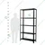 Alija 72 x 35 x 12 Inch 5 Shelves Multipurpose Storage Rack (24 Gauge Shelves & 18 Gauge Angle)